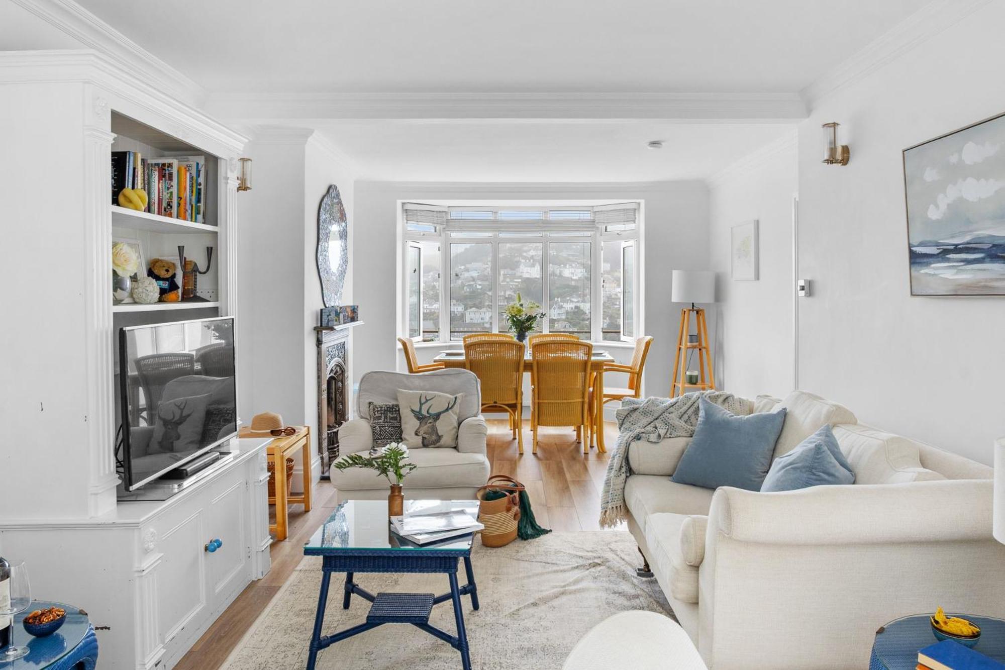 Uphigh - Elevated Family Home With Stunning River Views دارتموث المظهر الخارجي الصورة